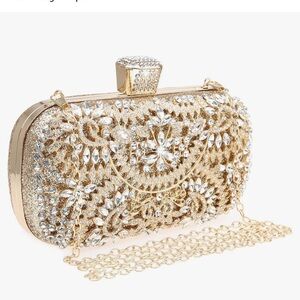 Sparkly Rhinestone Crystal Clutch Bag Glitter Sequin
